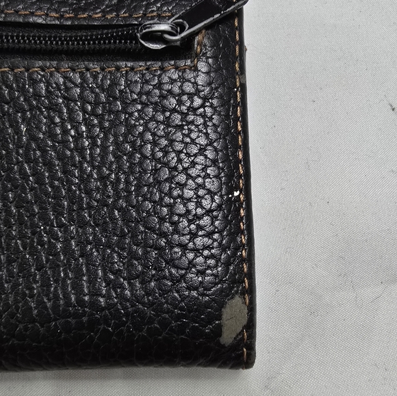 Liz Claiborne Checkbook Wallet black/brown - Picture 4 of 7